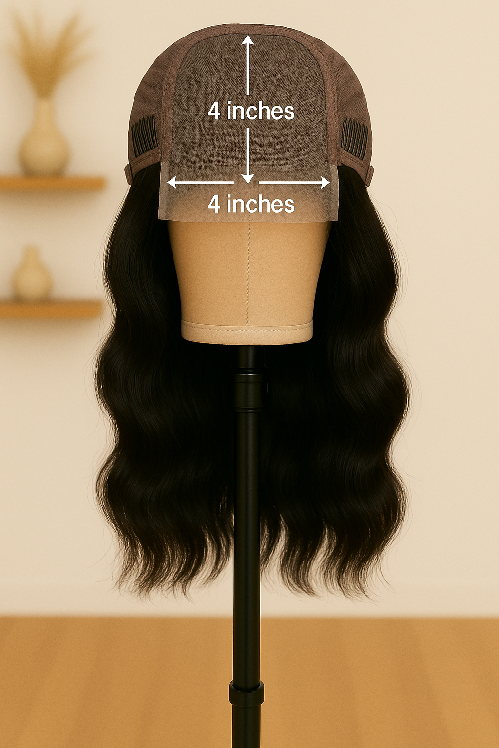 Body Wave Transparent Closure Wig